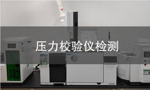 压力校验仪检测