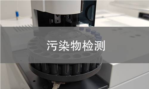 污染物检测 污染物检测