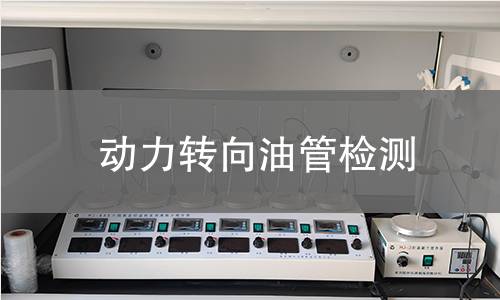 动力转向油管检测