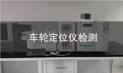 车轮定位仪检测