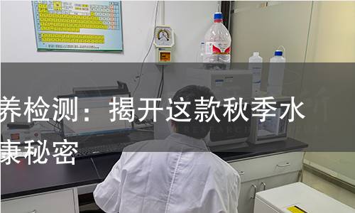 柿子营养检测：揭开这款秋季水果的健康秘密