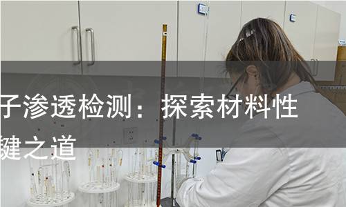 抗氯离子渗透检测：探索材料性能的关键之道