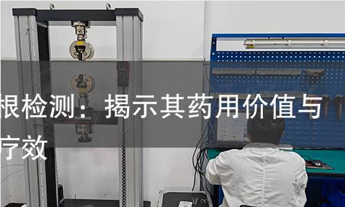 岗梅根检测:揭示其药用价值与潜在疗效 岗梅根检测:揭示其药用价值与潜在疗效