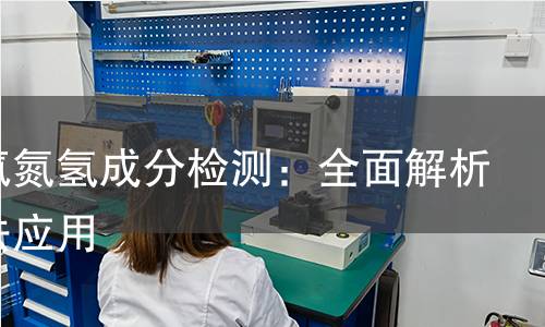 无机氧氮氢成分检测：全面解析及方法应用