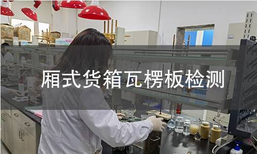 厢式货箱瓦楞板检测