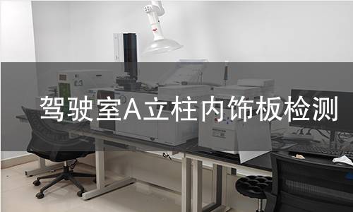 驾驶室A立柱内饰板检测