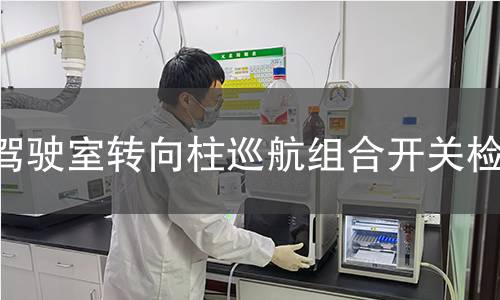 驾驶室转向柱巡航组合开关检测