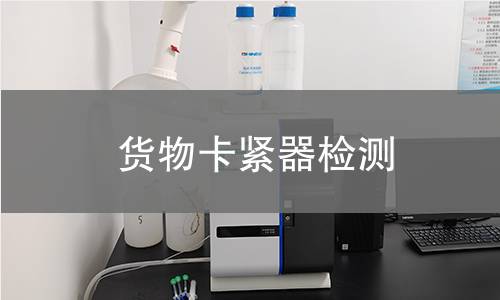 货物卡紧器检测