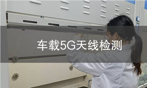 车载5G天线检测