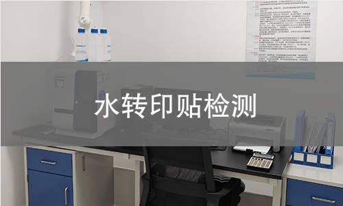 水转印贴检测