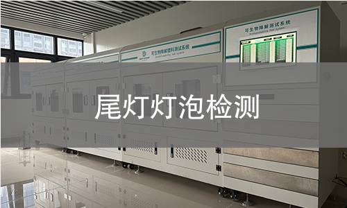 尾灯灯泡检测