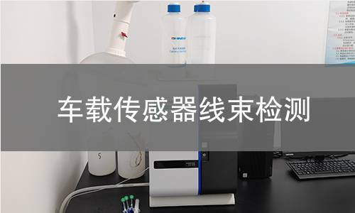 车载传感器线束检测