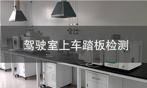 驾驶室上车踏板检测