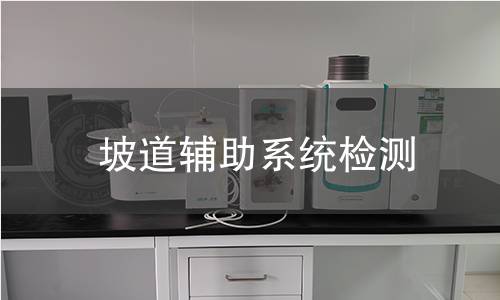 坡道辅助系统检测