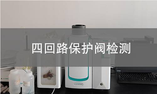 四回路保护阀检测