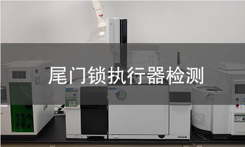 尾门锁执行器检测