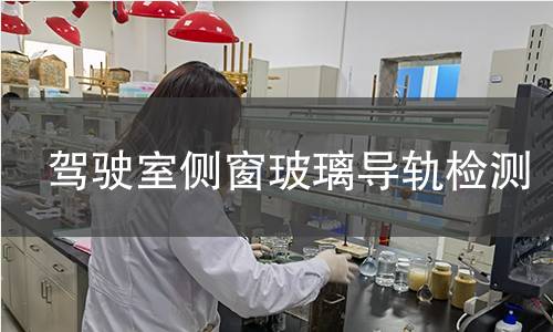 驾驶室侧窗玻璃导轨检测