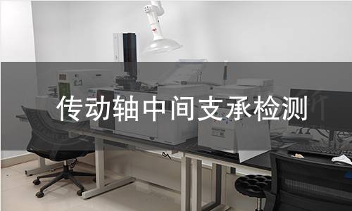 传动轴中间支承检测