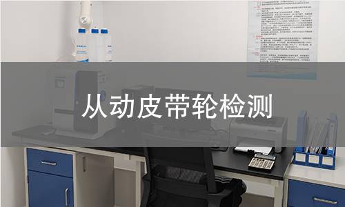 从动皮带轮检测 从动皮带轮检测