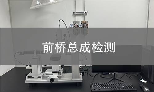 前桥总成检测