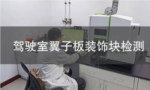 驾驶室翼子板装饰块检测