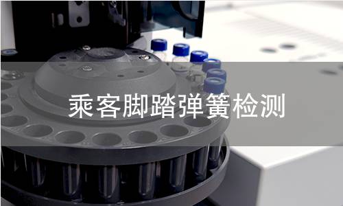 乘客脚踏弹簧检测