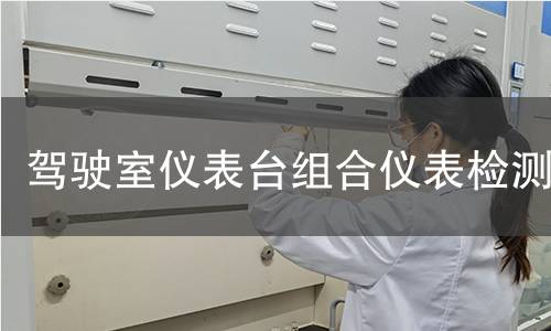 驾驶室仪表台组合仪表检测 驾驶室仪表台组合仪表检测