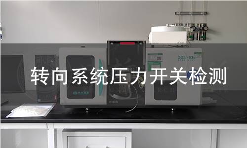 转向系统压力开关检测