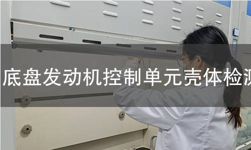 底盘发动机控制单元壳体检测