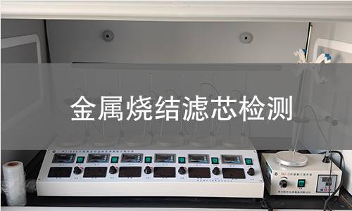 金属烧结滤芯检测 金属烧结滤芯检测