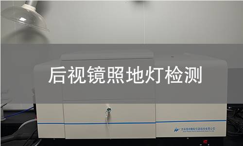 后视镜照地灯检测