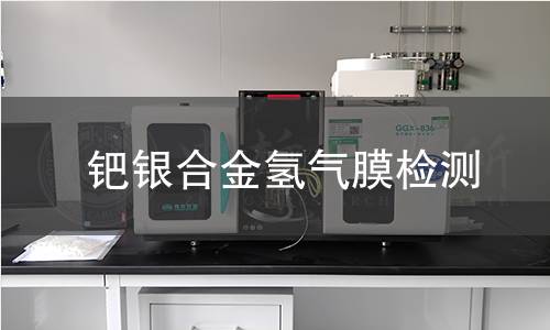 钯银合金氢气膜检测