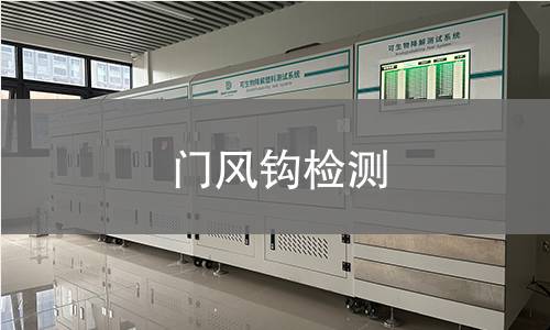 门风钩检测