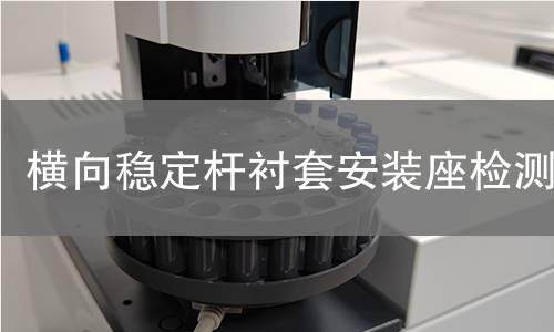 横向稳定杆衬套安装座检测