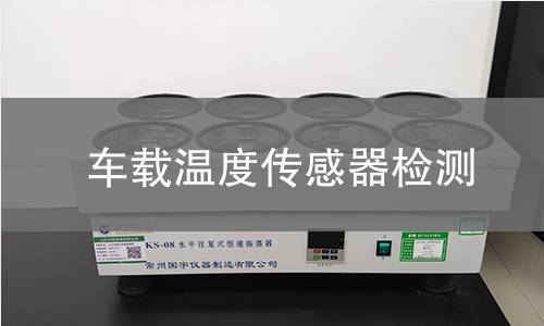 车载温度传感器检测