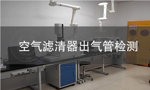 空气滤清器出气管检测