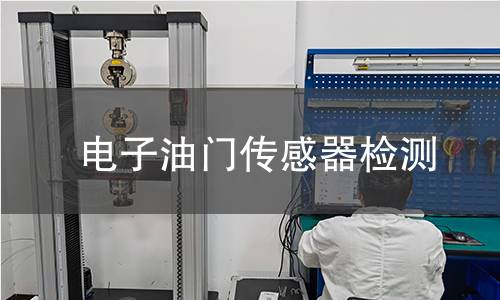 电子油门传感器检测