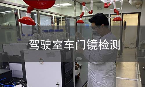 驾驶室车门镜检测