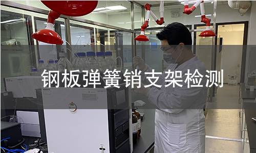 钢板弹簧销支架检测