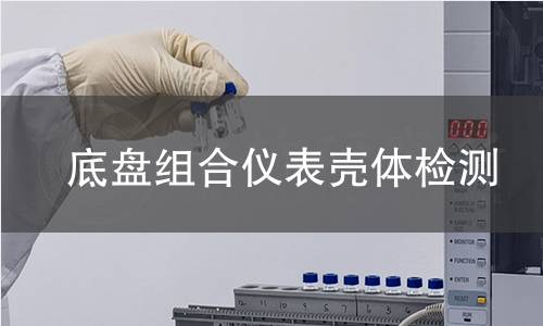 底盘组合仪表壳体检测