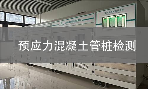 预应力混凝土管桩检测