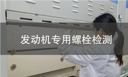 发动机专用螺栓检测