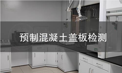 预制混凝土盖板检测