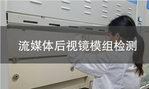 流媒体后视镜模组检测