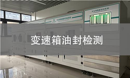 变速箱油封检测 变速箱油封检测