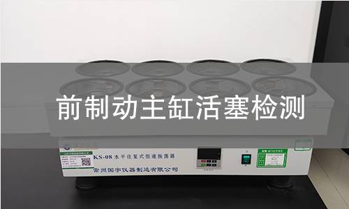 前制动主缸活塞检测