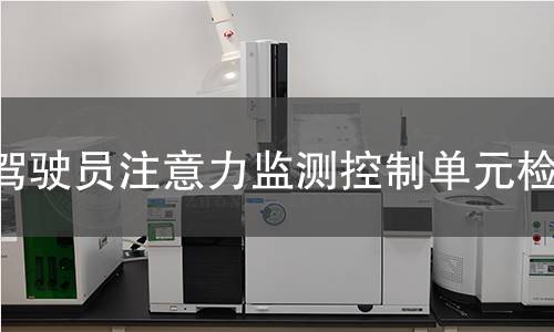 驾驶员注意力监测控制单元检测