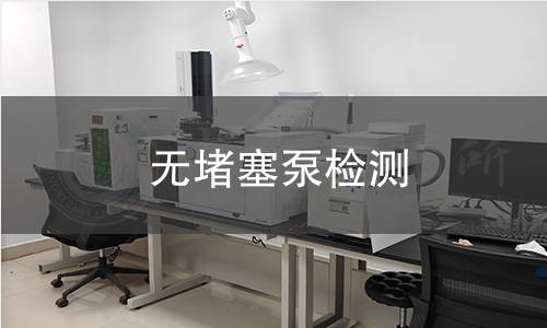 无堵塞泵检测