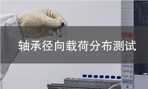 轴承径向载荷分布测试 轴承径向载荷分布测试
