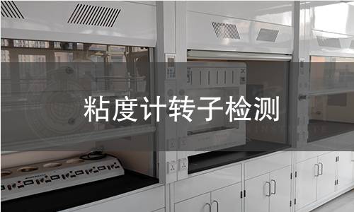 粘度计转子检测 粘度计转子检测